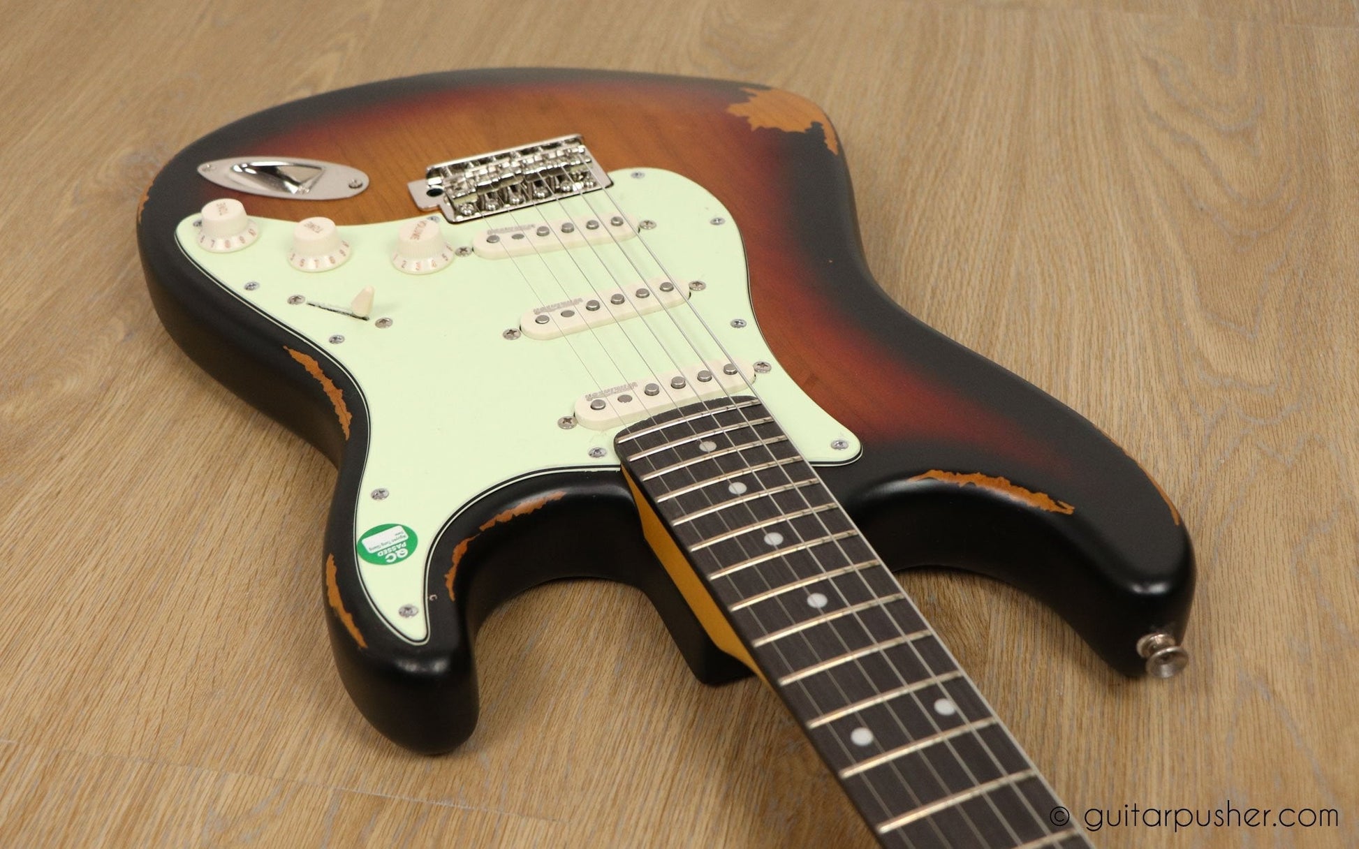 Vintage V6 Icon Strat Electric Guitar - GuitarPusher