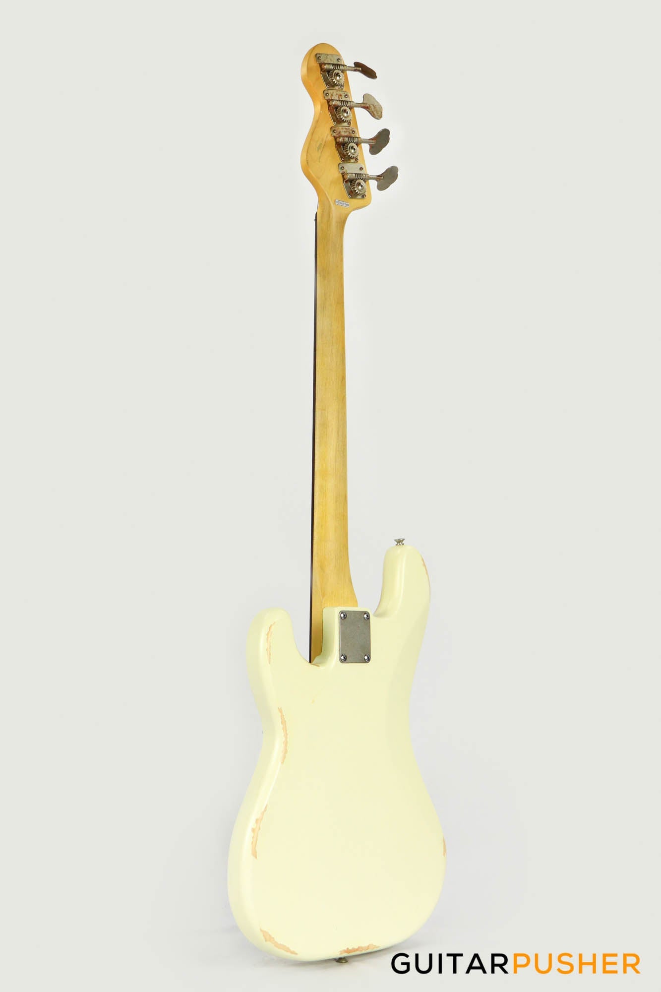 Vintage Icon V4 PB Bass - Distressed Vintage White