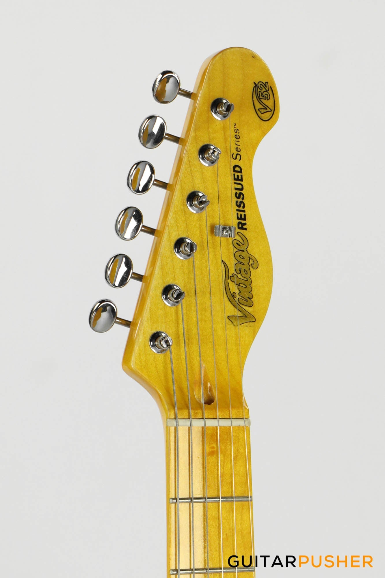 Vintage V52 T-Style Reissue Electric Guitar - Butterscotch