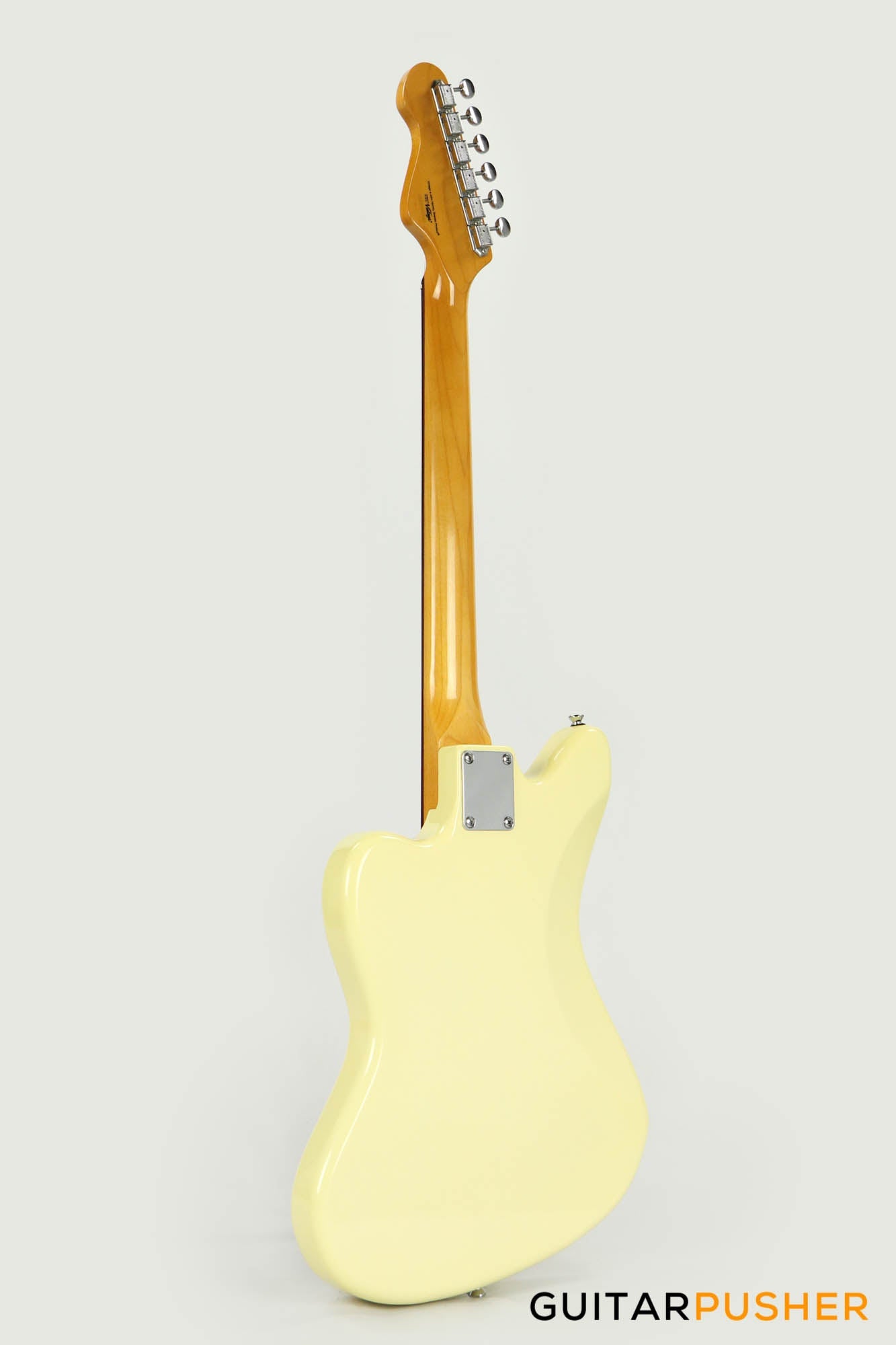 Vintage V65V Reissue Offset Electric Guitar - Vintage White