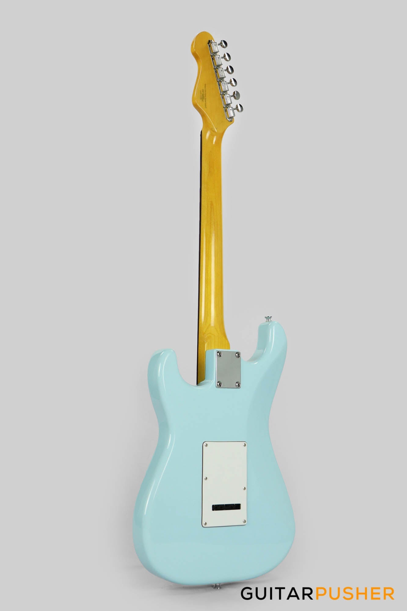 Vintage V6 S-Style Reissue Electric Guitar - Laguna Blue