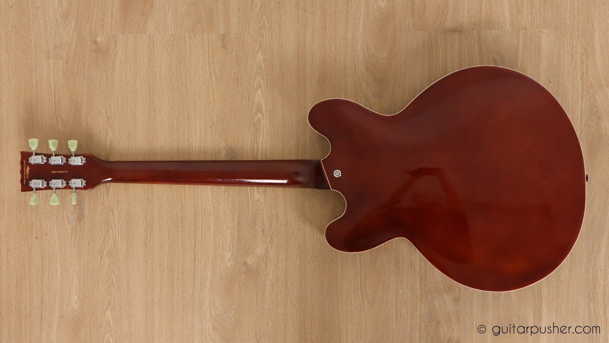 Vintage VSA500 Reissued Semi-Hollow Electric Guitar - GuitarPusher