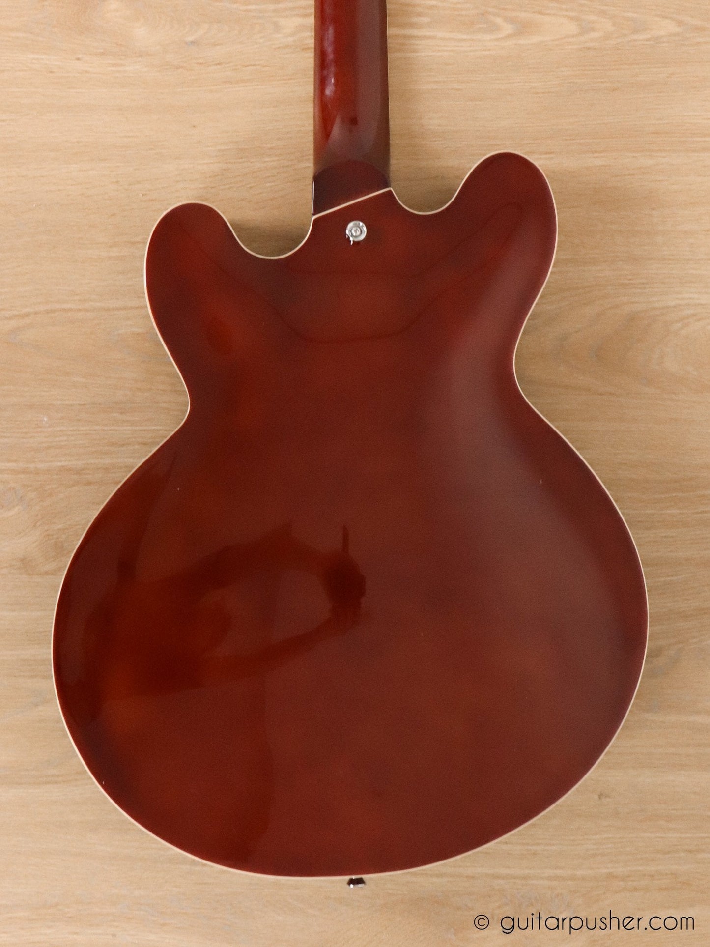Vintage VSA500 Reissued Semi-Hollow Electric Guitar - GuitarPusher