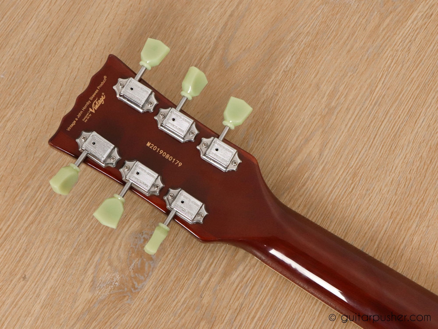 Vintage VSA500 Reissued Semi-Hollow Electric Guitar - GuitarPusher