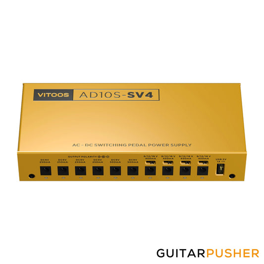 Vitoos AD10S-SV4 10-Output 1-USB Fully Isolated AC-DC Switching Power Supply (9-18V)