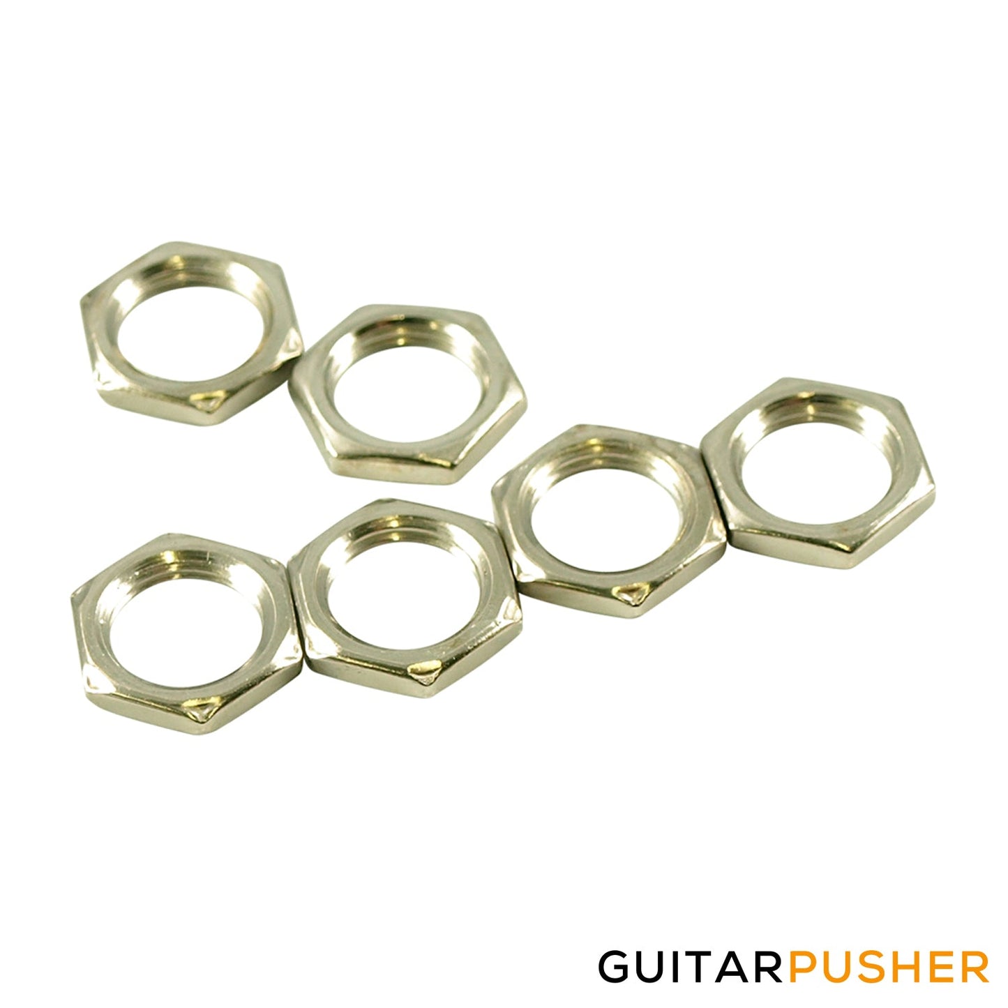 WD Potentiometer Nut Nickel (6 pcs)