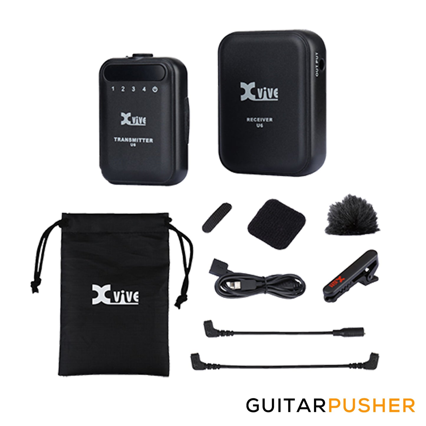 Xvive Audio U6 Digital Wireless Vlog System (Black)