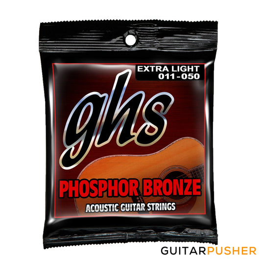GHS Phosphor Bronze Acoustic Guitar Strings S315 Extra Light 11-50 (11 14 22 30 38 50)