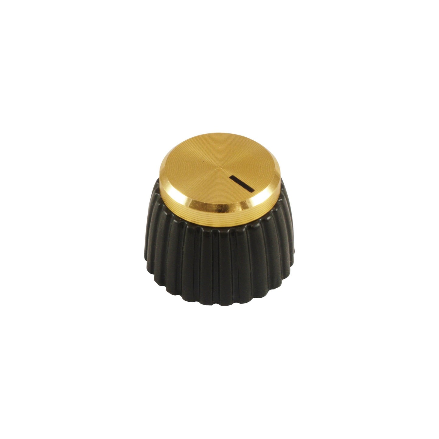 Marshall Original Replacement Knob Gold Cap, Push On - pc - GuitarPusher
