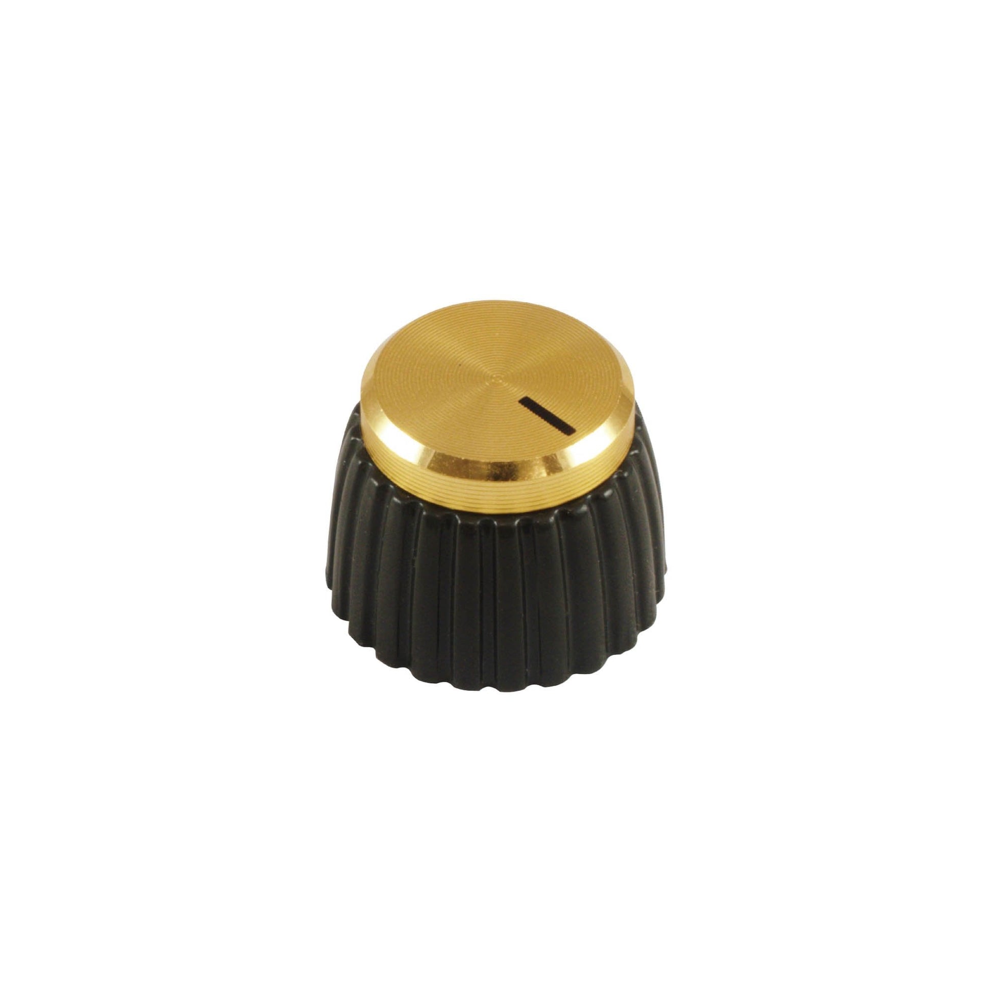 Marshall Original Replacement Knob Gold Cap, Push On - pc - GuitarPusher