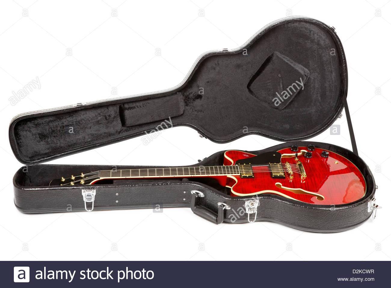 HC-010ES Semi Hollow Electric Guitar Hard Case - GuitarPusher