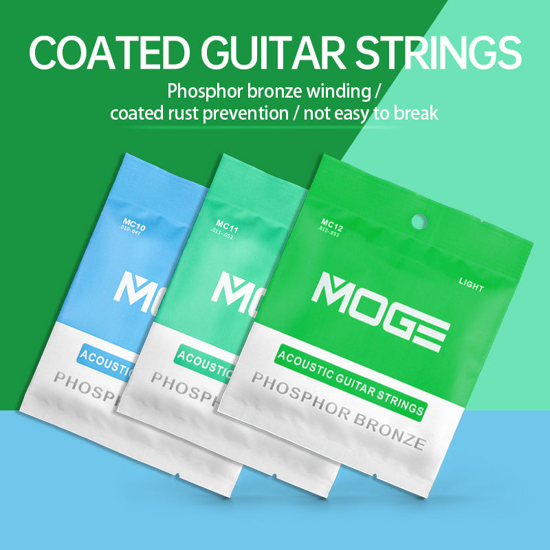 Moge MC12 Light Phosphor Bronze Acoustic Guitar Strings 12-53 (12 16 24 32 42 53)