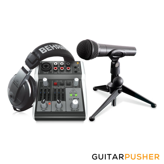 Behringer Podcast Studio 2 USB Complete Podcast Studio Bundle