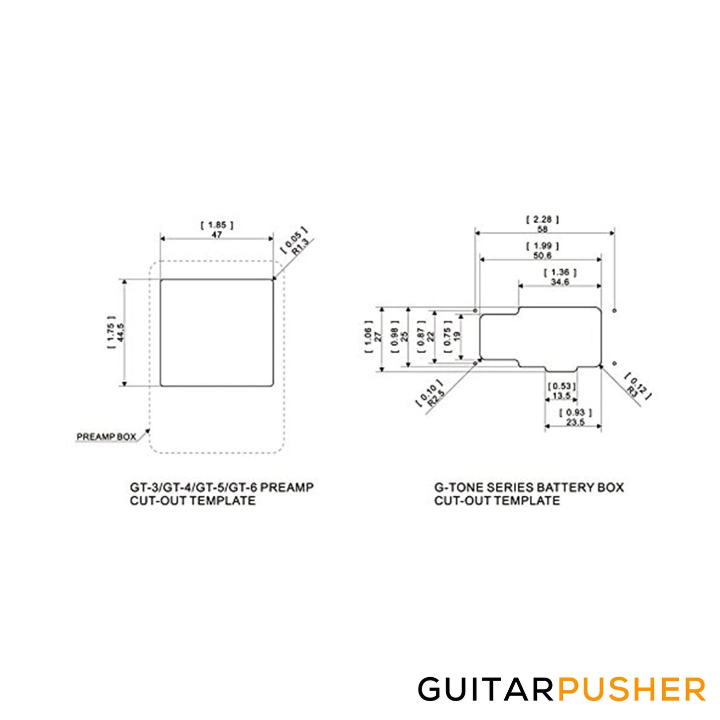Cherub G-Tone GT-4 Acoustic Guitar Pickup