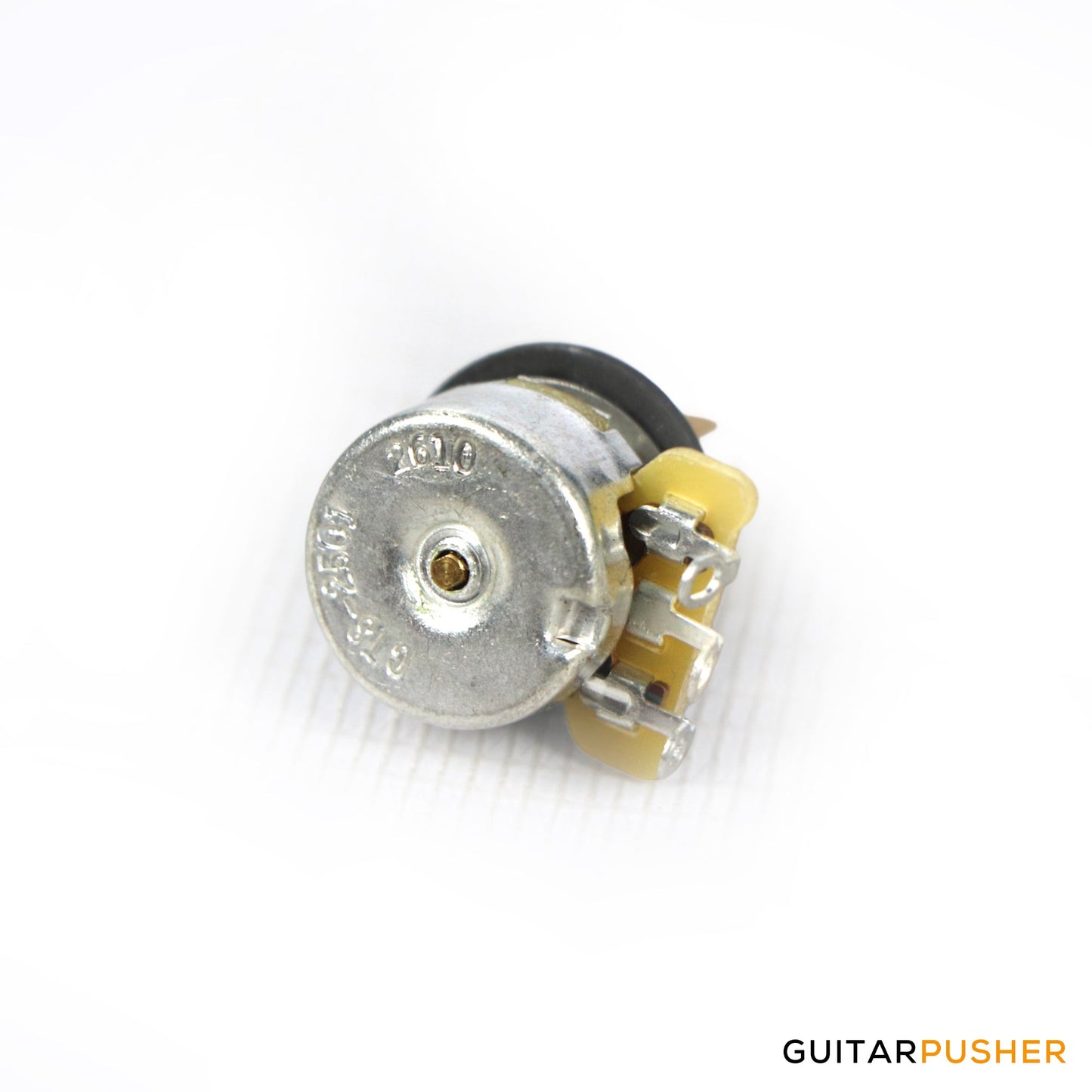 CTS 10% Tolerance Slot & Knurled Shaft, Audio Taper, Embossed Cover Mini Potentiometer