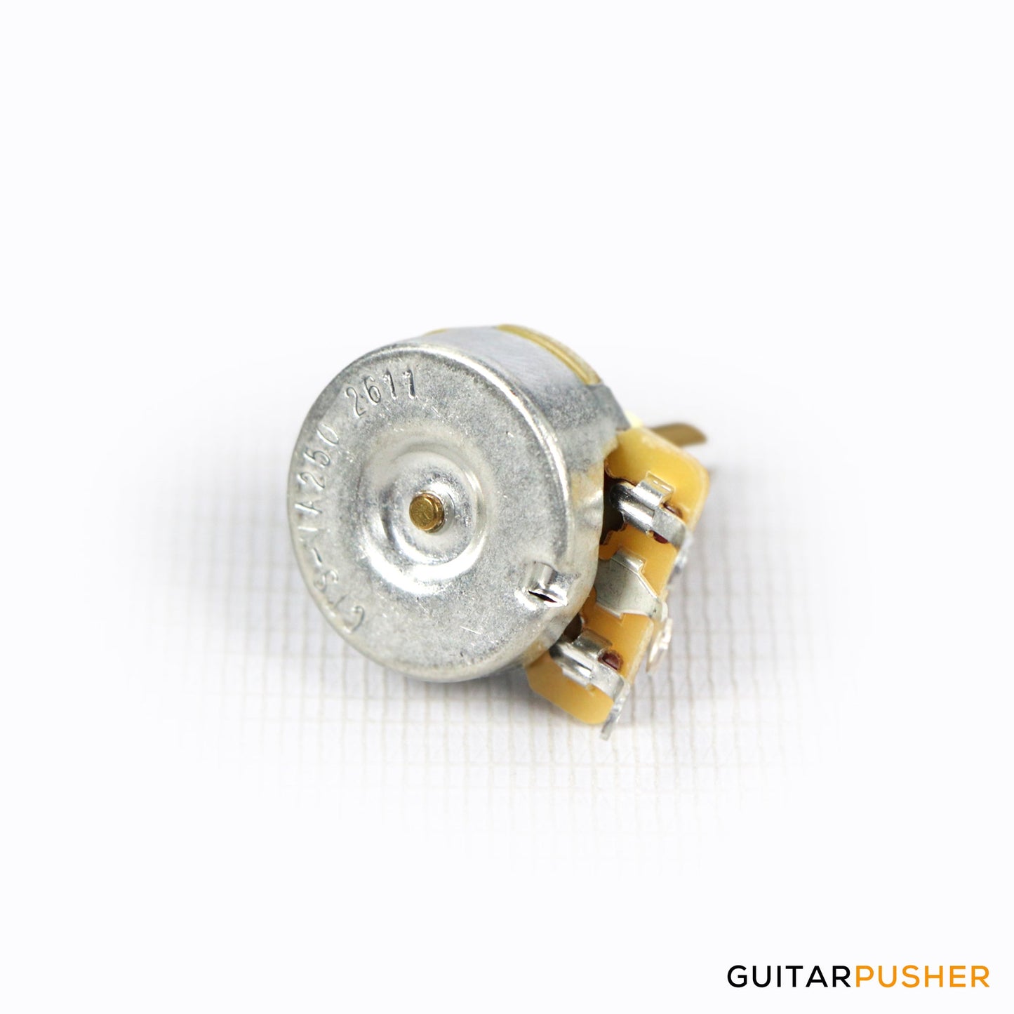 CTS 250k Regular Length Slot & Knurled Shaft, Audio Taper, US Size Potentiometer