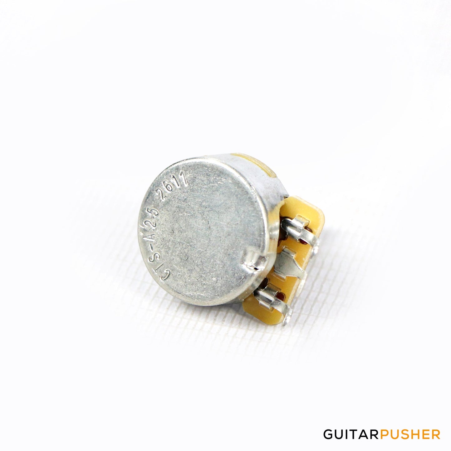 CTS 250k Regular Length Slot & Knurled Shaft, Audio Taper, US Size Potentiometer