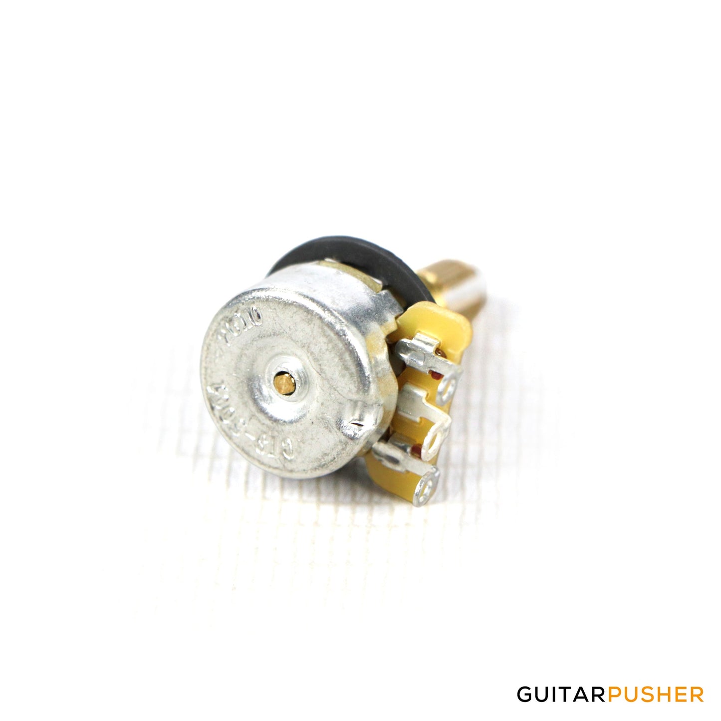 CTS 10% Tolerance Slot & Knurled Shaft, Audio Taper, Embossed Cover Mini Potentiometer