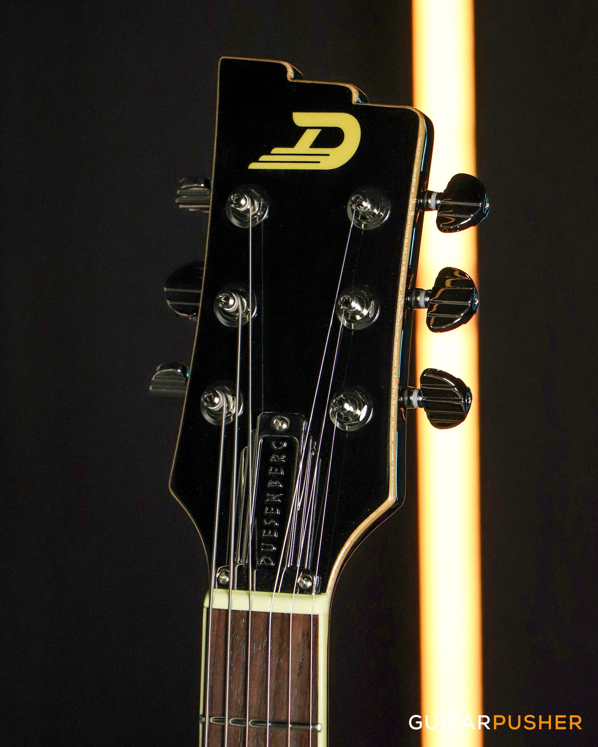 Duesenberg Guitars Paloma Electric Guitar (Black Sparkle) w/ Padded Gigbag