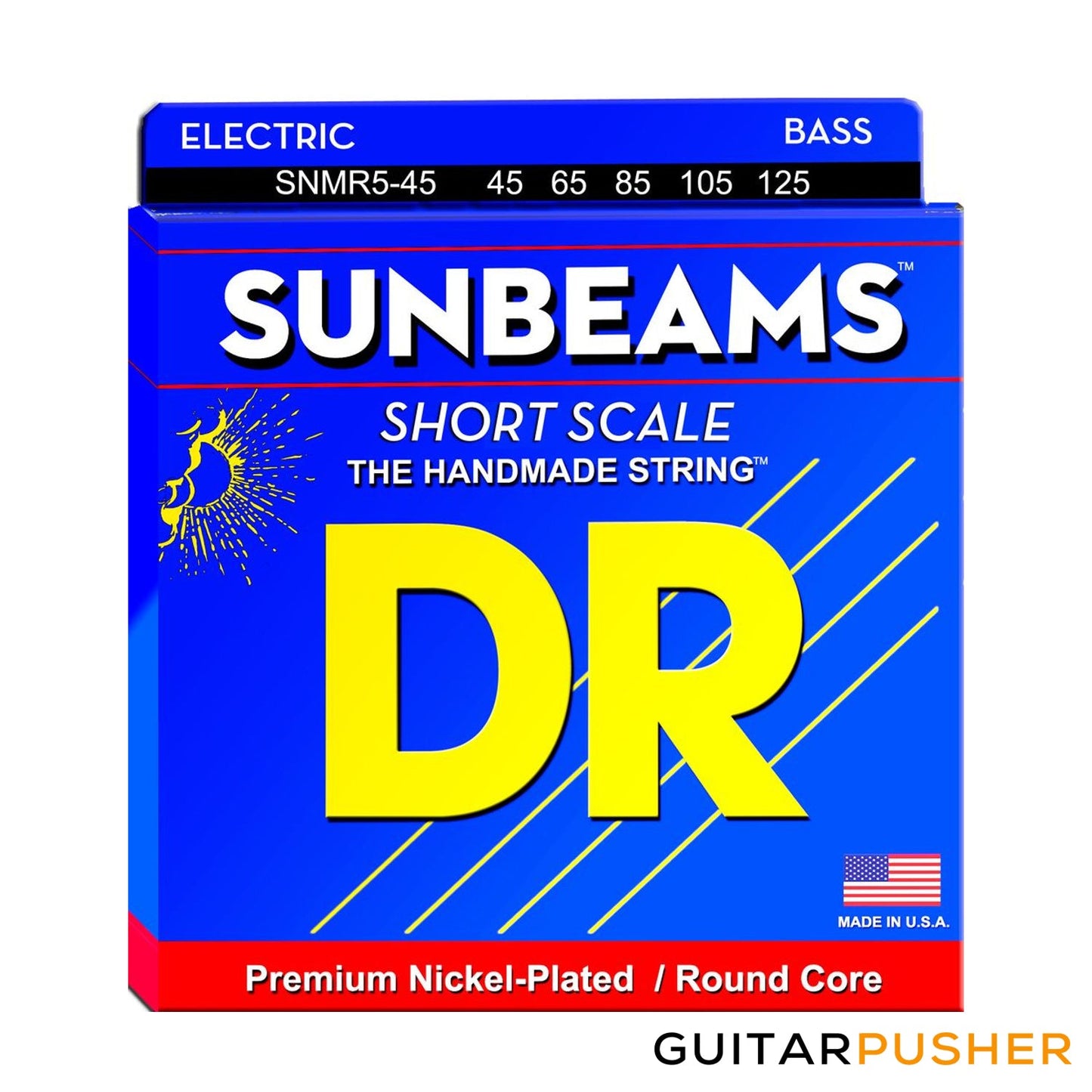 DR Sunbeams 5-String Short Scale Bass Guitar Strings