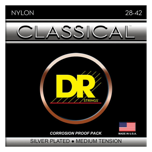 DR Nylon-Silver Plated Classical Guitar Strings