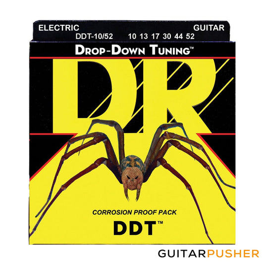 DR DDT-10/52 Drop Down Tuning Big-n-Heavy Electric Guitar Strings 10-52 (10 13 17 30 44 52)