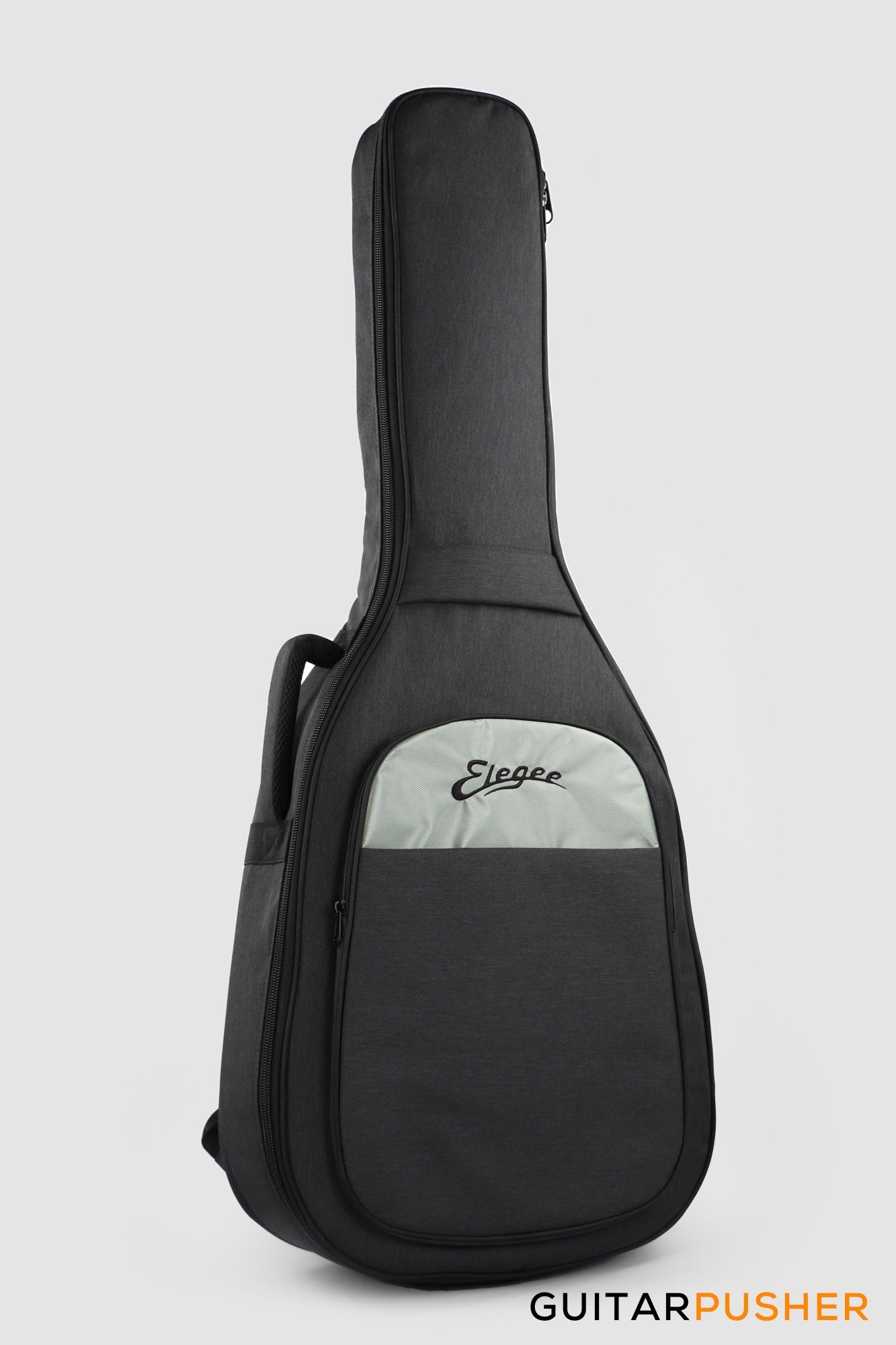 Elegee Adarna Solid Sitka Spruce Top Grand Auditorium Acoustic-Electric Guitar with Dual Pickup System - Blackburst