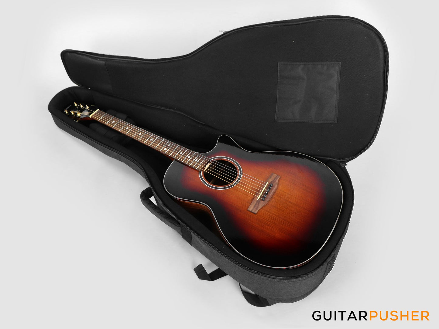 Elegee Adarna Solid Sitka Spruce Top Grand Auditorium Acoustic-Electric Guitar with Dual Pickup System - Sunburst