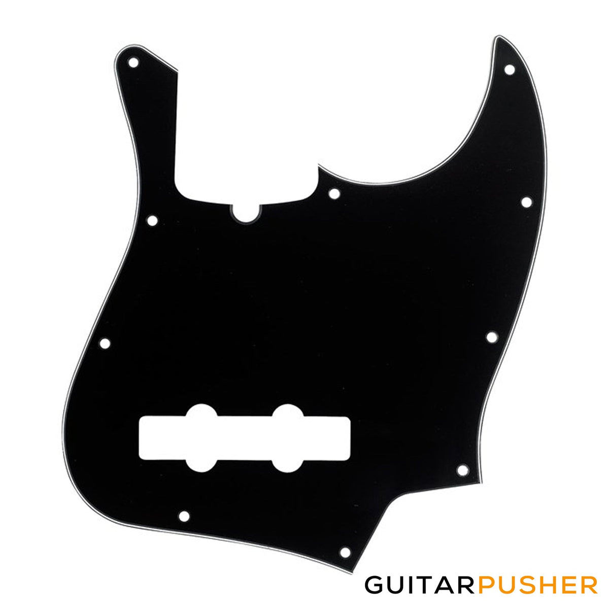 Fender 10-Hole Contemporary Jazz Bass Pickguard (Black) 099-1351-000
