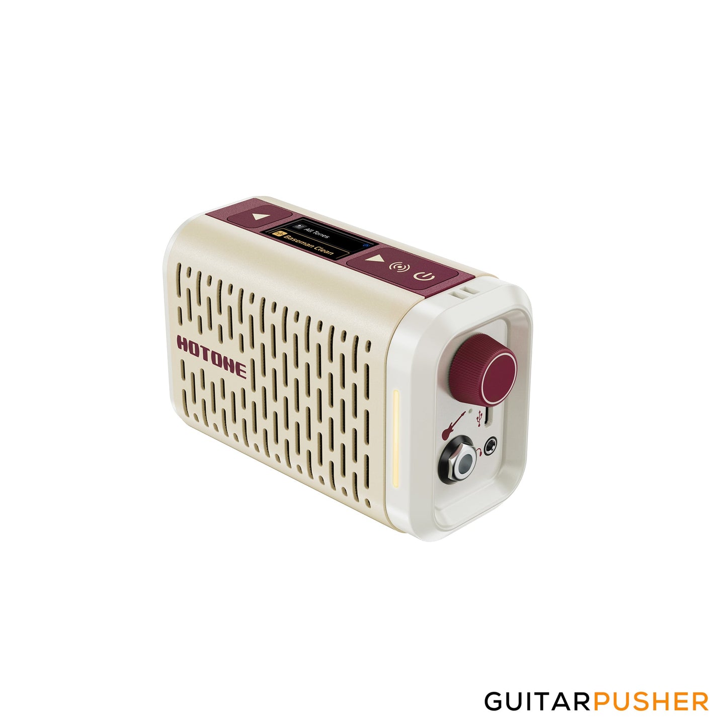 Hotone AP-5WH Pulze Mini Bluetooth, Battery Equipped 5-Watt Modeling Amplifier - White