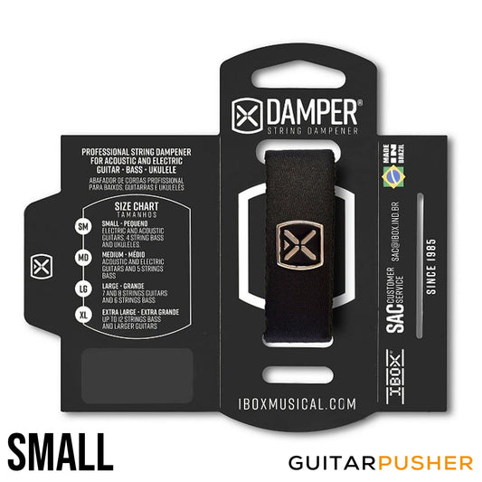 IBOX Brazil Polyester & Iron Tag String Dampener/Muter (1pc) Black