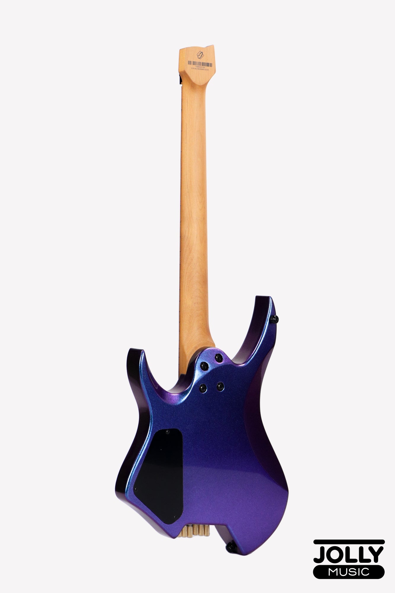 JCraft Aeon Headless Electric Guitar Fixed Bridge Stainless HEF-3 - Chameleon