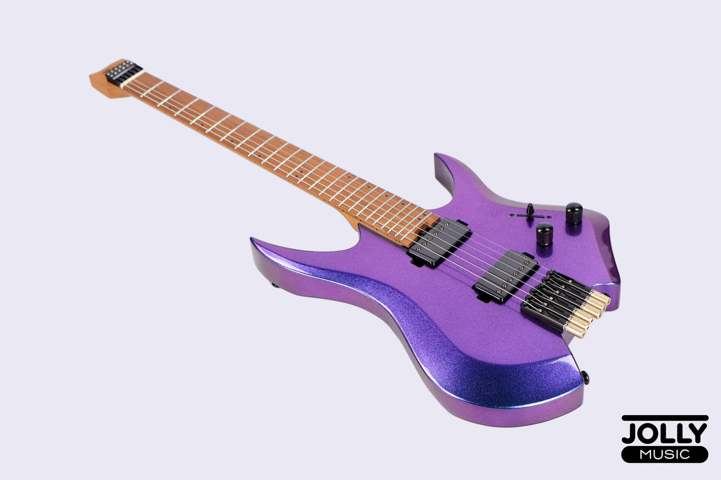 JCraft Aeon Headless Electric Guitar Fixed Bridge Stainless HEF-3 - Chameleon