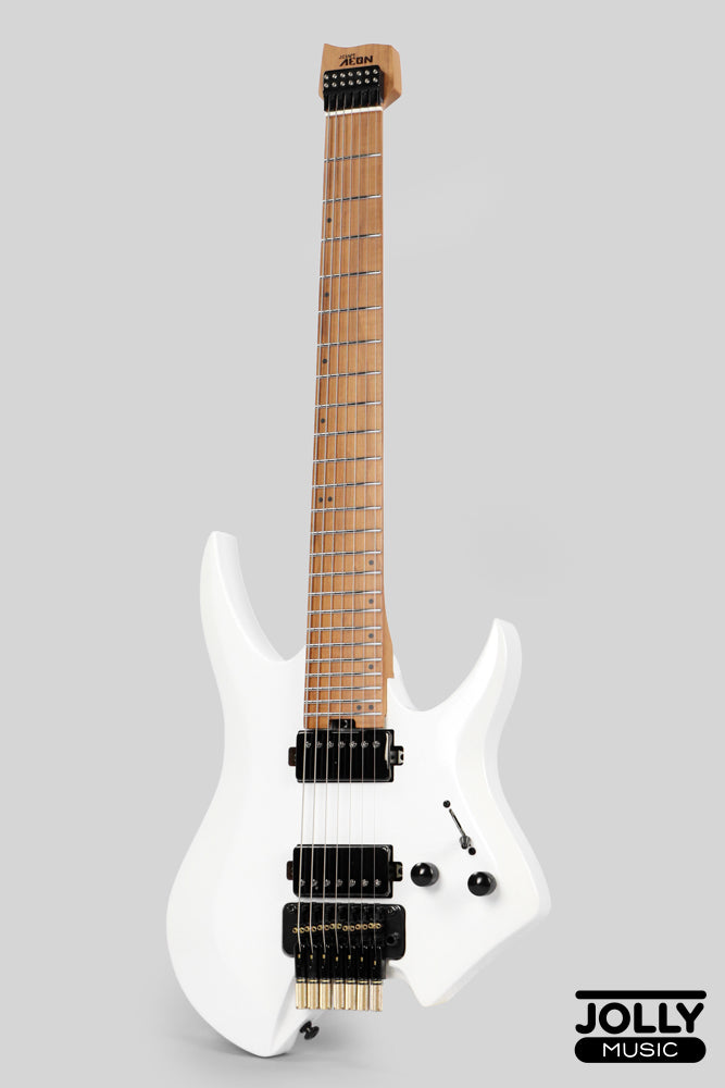 JCraft Aeon Headless 7-Str Trem Electric Guitar HT7-3 - Pearl White Metallic