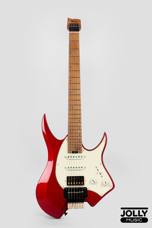 JCraft Aeon Headless Fusion HSS Electric Guitar HTP-3 - Metallic Red