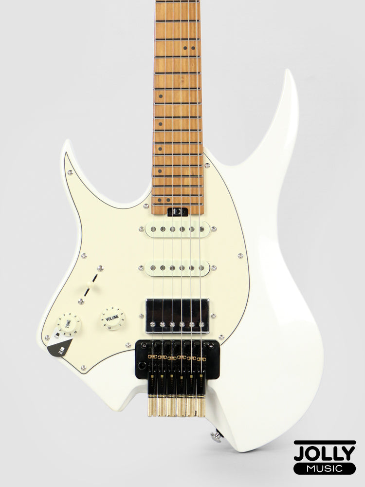 JCraft Aeon Headless Fusion HSS LEFT HAND HTP-3 LH - Pearl White Metallic