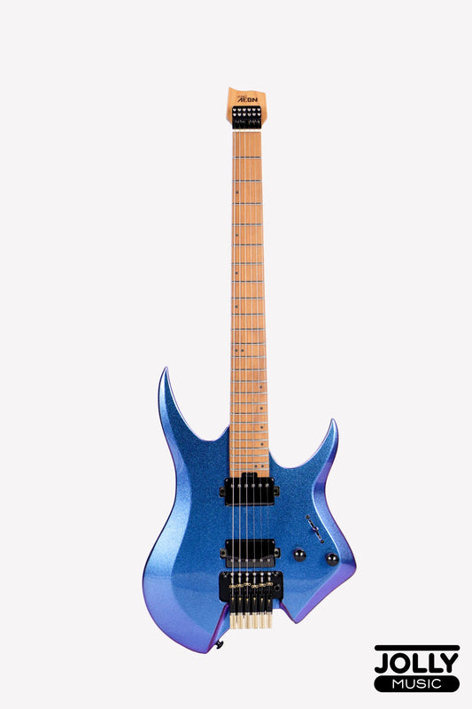 JCraft Aeon Headless Electric Guitar Locking Tremolo Stainless HTR-3 - Chameleon