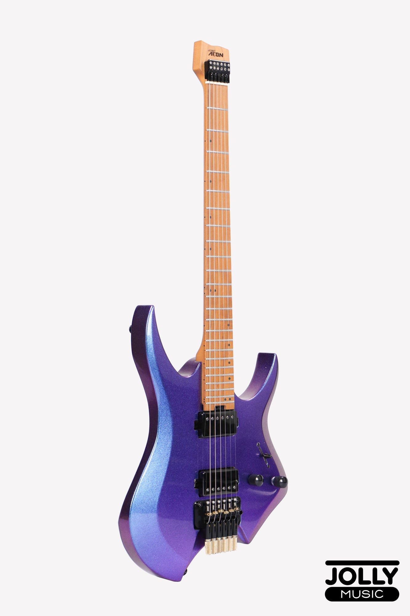 JCraft Aeon Headless Electric Guitar Locking Tremolo Stainless HTR-3 - Chameleon