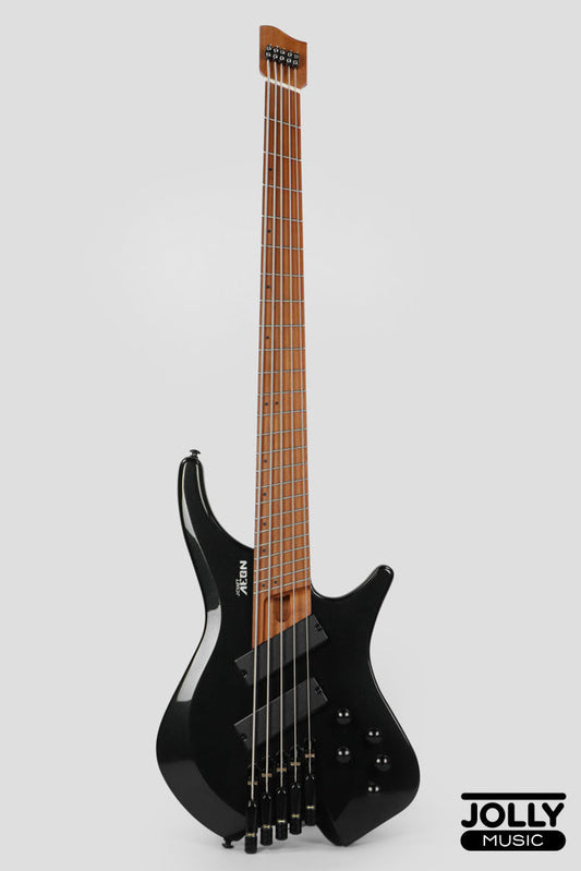 JCraft Aeon Headless Multiscale Bass 5-String HBM-3-5 - Black Metallic