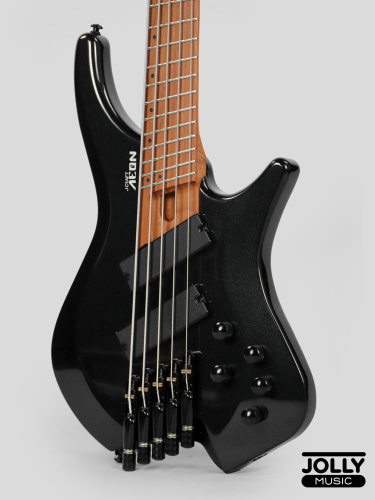 JCraft Aeon Headless Multiscale Bass 5-String HBM-3-5 - Black Metallic