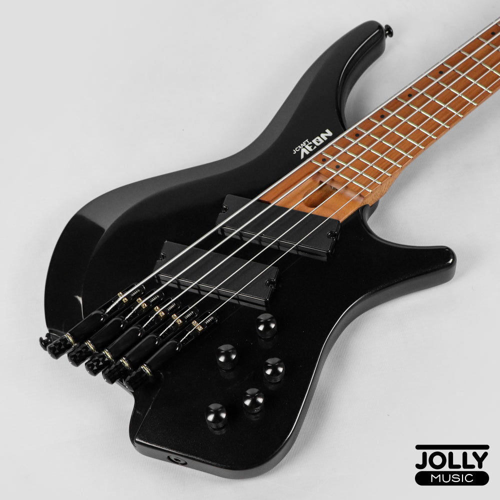 JCraft Aeon Headless Multiscale Bass 5-String HBM-3-5 - Black Metallic