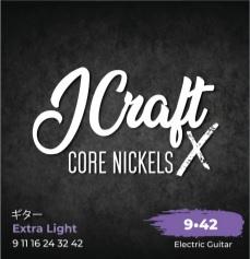 JCraft X Core Nickels Electric Guitar Strings