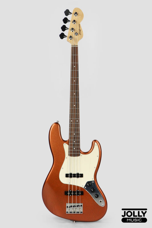 JCraft JB-2 4-String Electric Bass 2026 - Rosewood / Metallic Gold