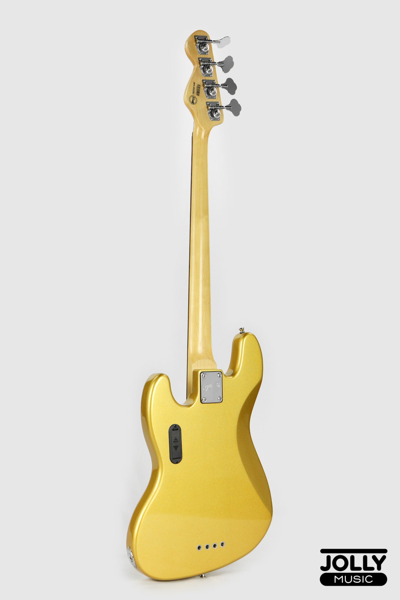 J-Craft JB-2A J-Offset 4-String Bass Guitar - Metallic Gold