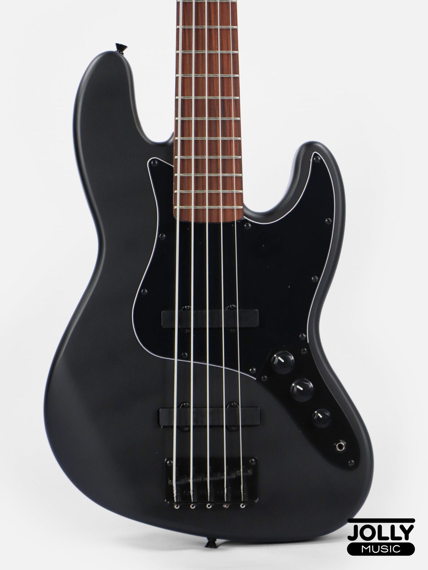 JCraft X Series JBX-1 5-String Bass Guitar - Black