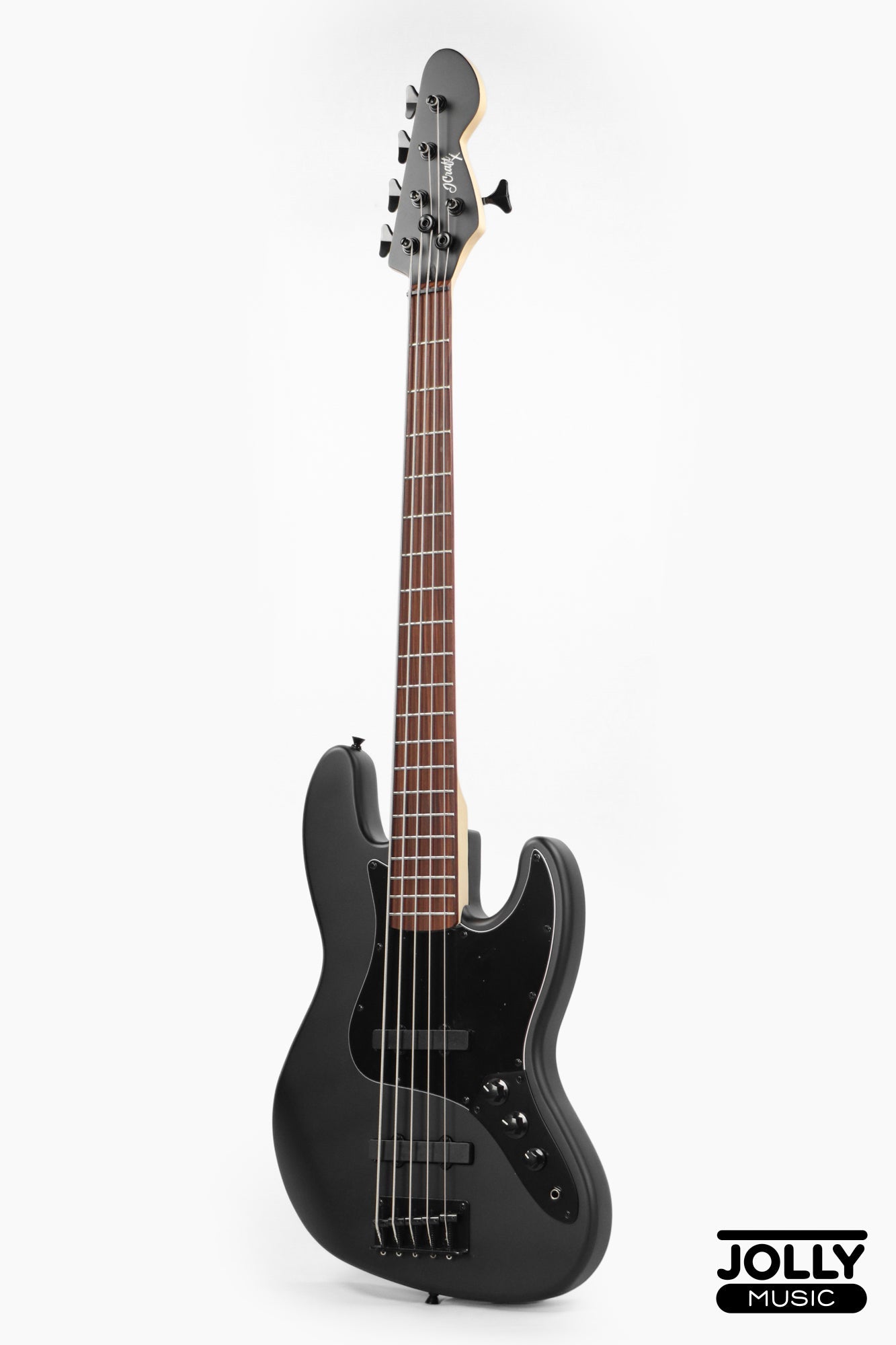 JCraft X Series JBX-1 5-String Bass Guitar - Black