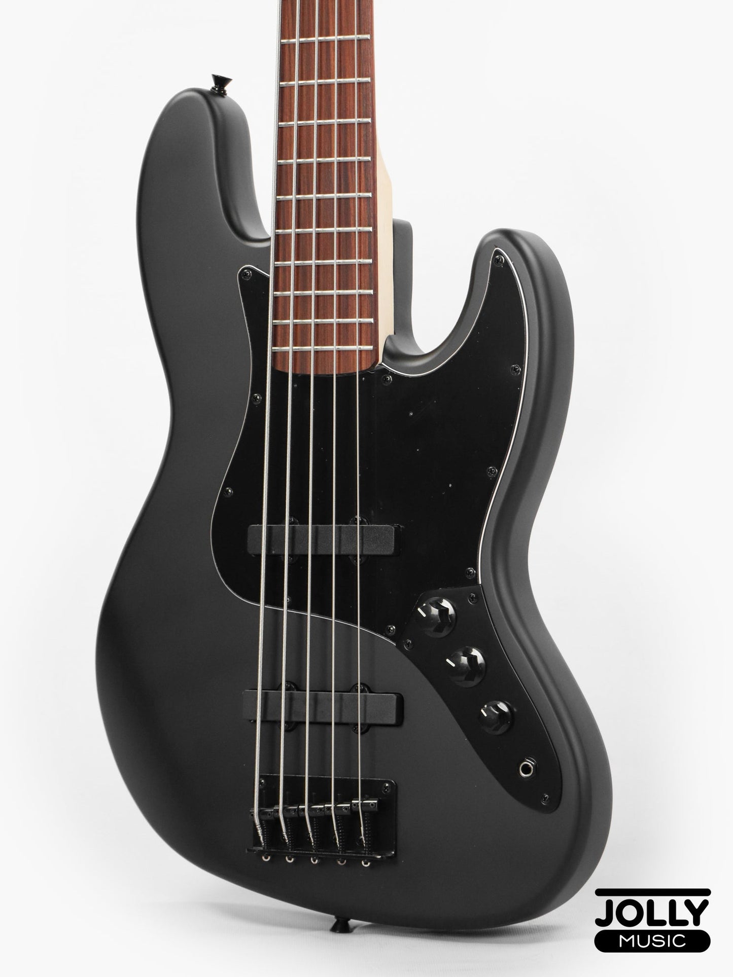 JCraft X Series JBX-1 5-String Bass Guitar - Black