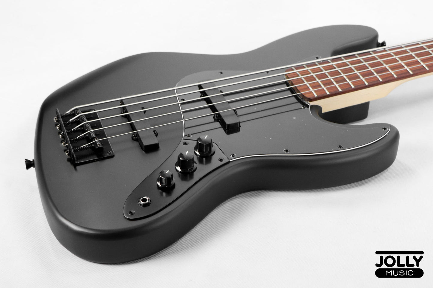JCraft X Series JBX-1 5-String Bass Guitar - Black