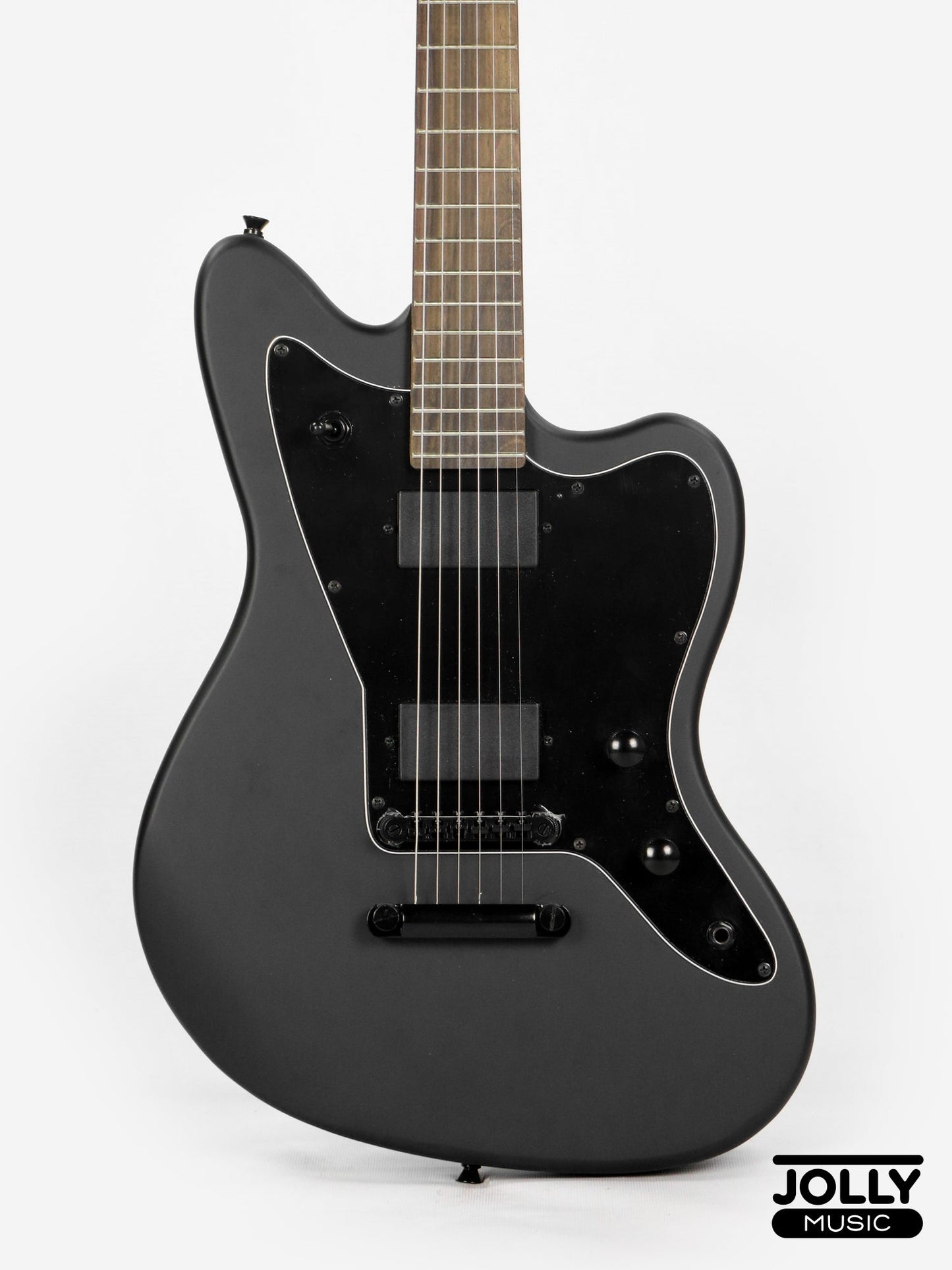 JCraft X Series JZX-1 Jazzmaster Electric Guitar - Black