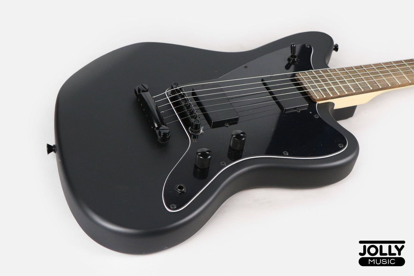 JCraft X Series JZX-1 Jazzmaster Electric Guitar - Black